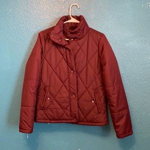 Button up puffer jacket